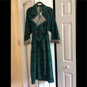 See by Chloé plaid trench coat